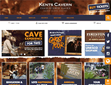 Tablet Screenshot of kents-cavern.co.uk